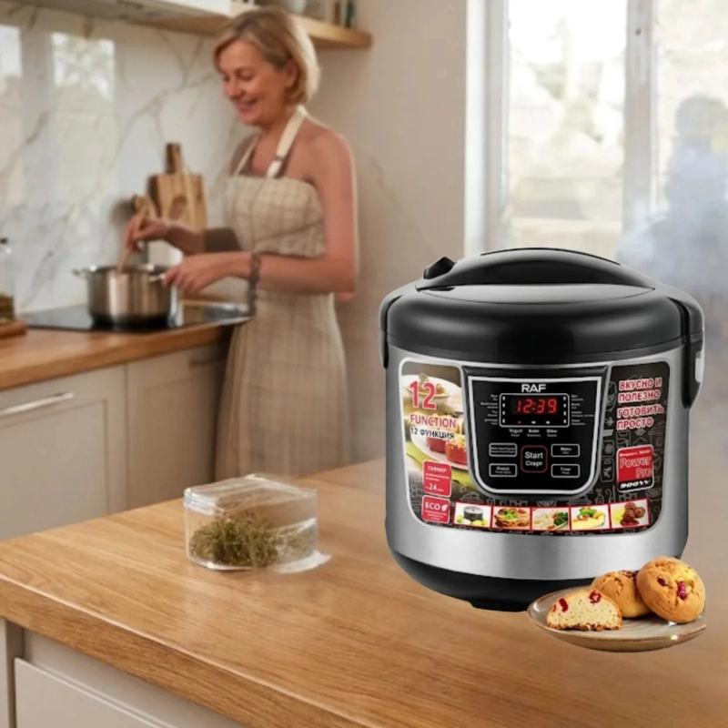 OLLA INTELIGENTE MULTIFUNCIONAL COCINA PANTALLA LED ALJ - 10