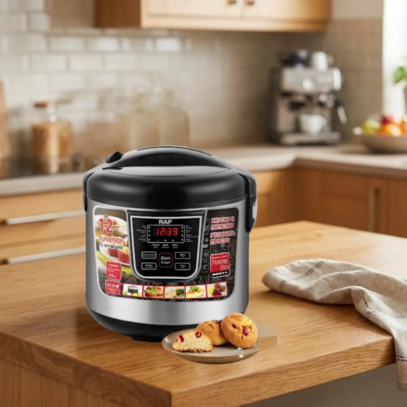 OLLA INTELIGENTE MULTIFUNCIONAL COCINA PANTALLA LED ALJ - 5