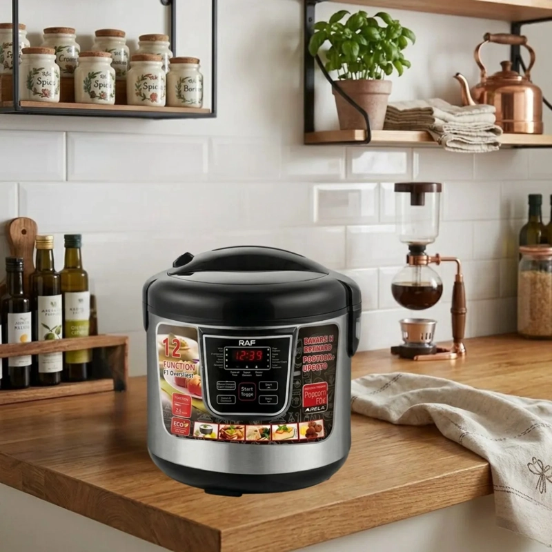 OLLA INTELIGENTE MULTIFUNCIONAL COCINA PANTALLA LED ALJ - 7
