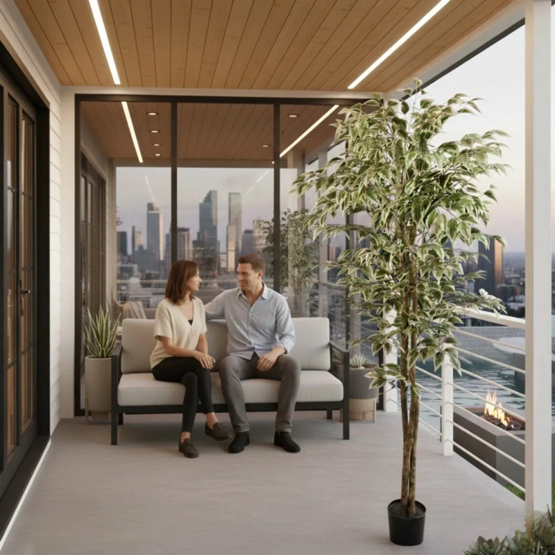PLANTA ARTIFICIAL DECORATIVA ALTA TRONCOS TEXTURIZADOS ALJ - 3