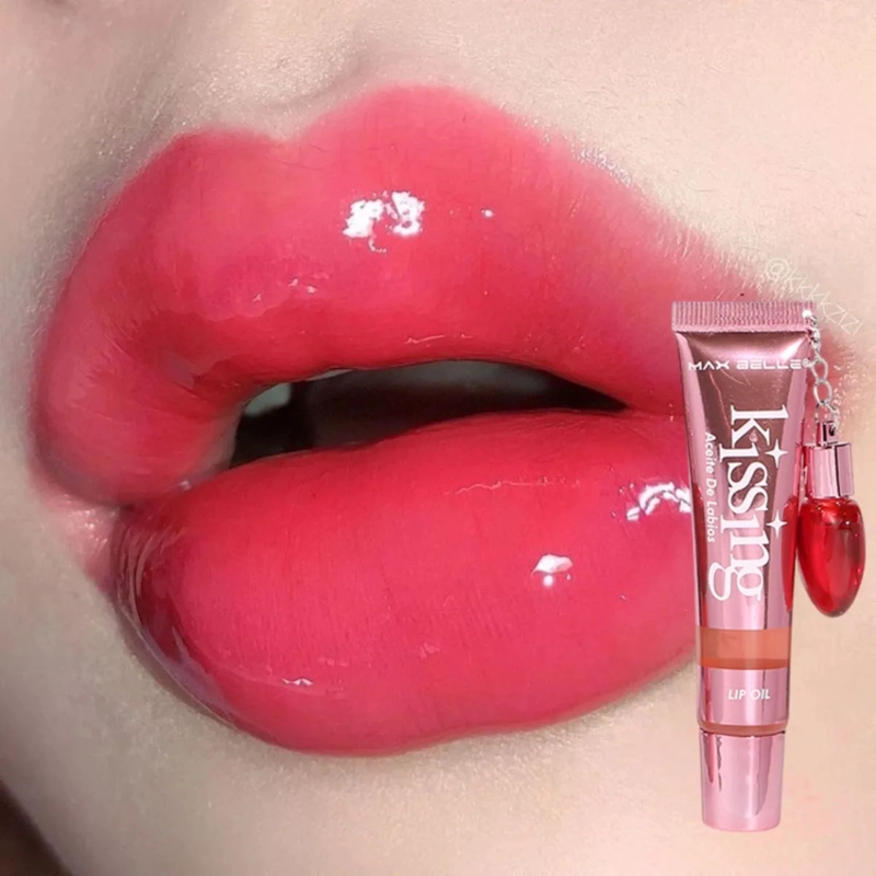 SET 2 ACEITE LABIOS KISSING TINTA BRILLO SEDOSO COLOR MV - 6