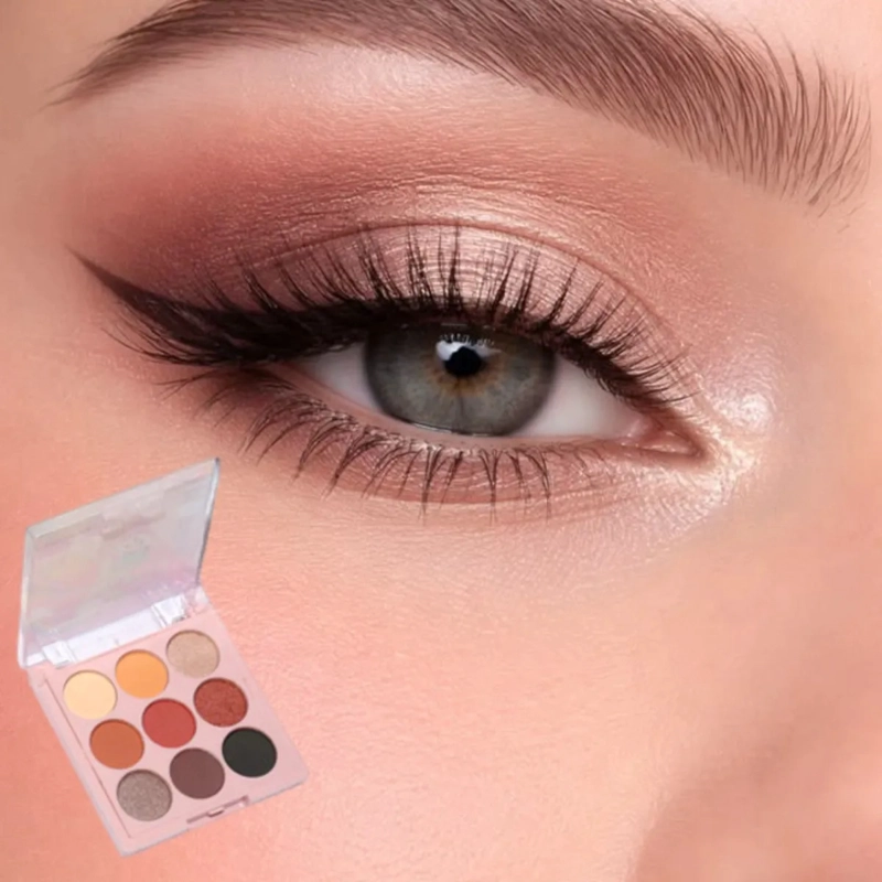 PAQUETE 24 PALETAS SOMBRAS 9 COLORES ALTA PIGMENTACION MV - 8