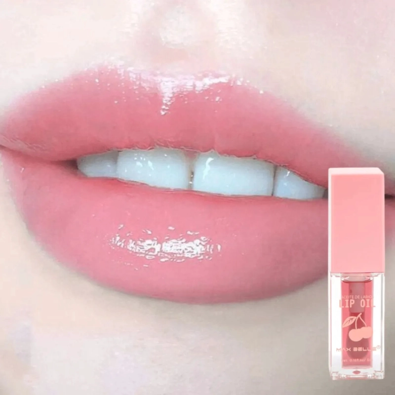 SET 2 ACEITE LABIOS CHERRY BRILLO RADIANTE HIDRATACION MV - 6