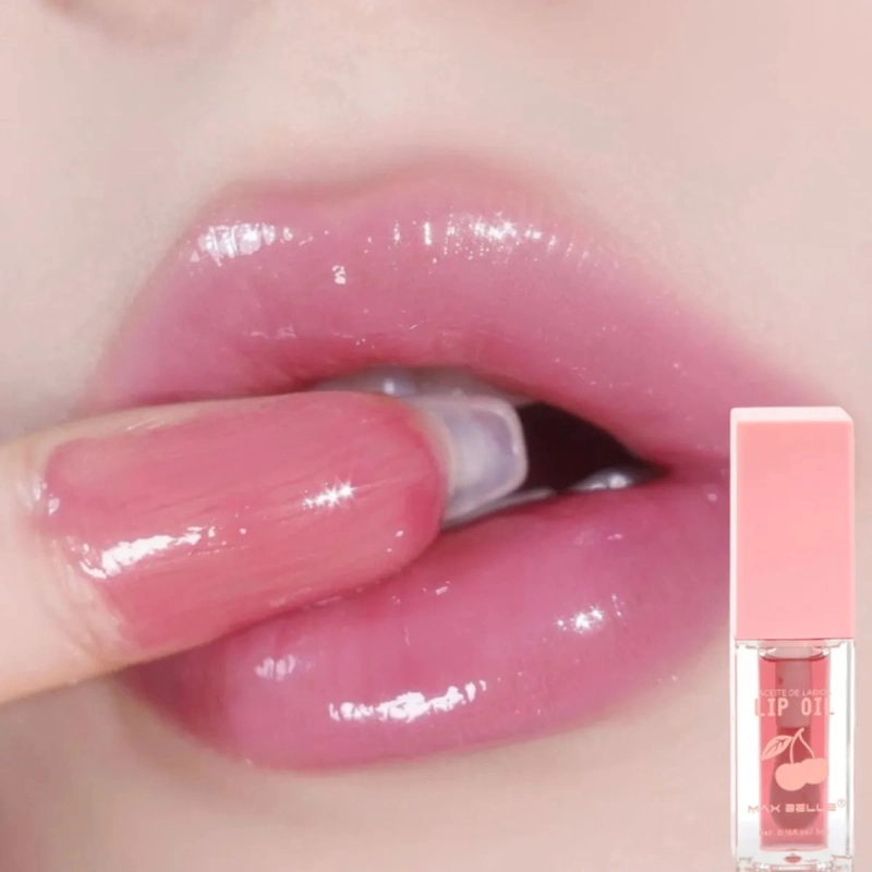 SET 2 ACEITE LABIOS CHERRY BRILLO RADIANTE HIDRATACION MV - 9