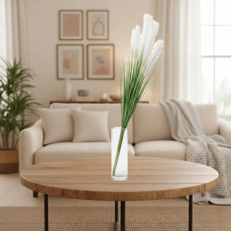 PAMPA ARTIFICIAL VARAS DECORATIVAS FOLLAJE PLUMOSO BOHO ALJ - 8