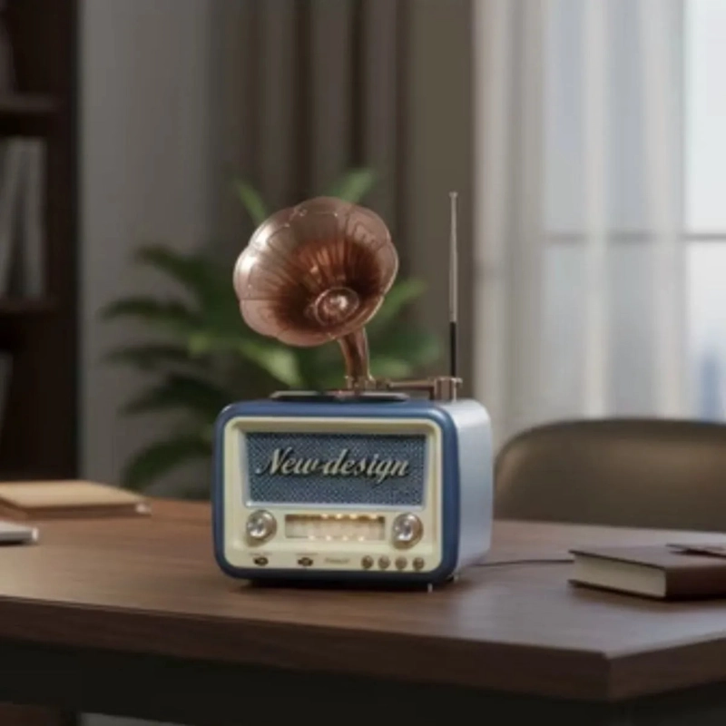 RADIO PORTATIL MULTIBANDA RETRO CONECTIVIDAD MODERNA MV - 2