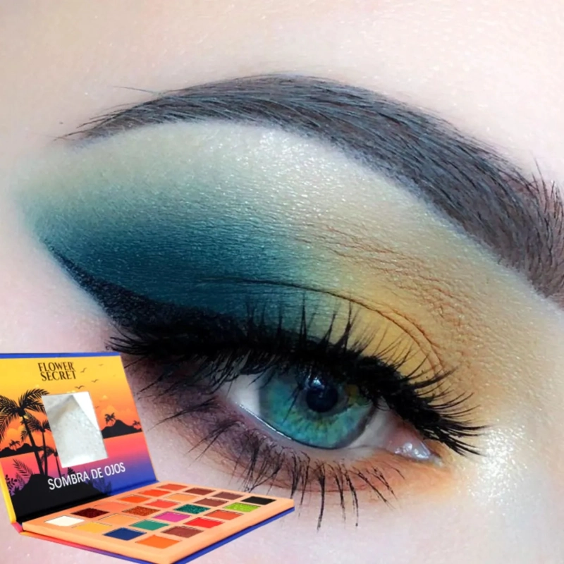 PALETA DE SOMBRAS 24 COLORES ACABADOS MATE BRILLANTES MV - 8