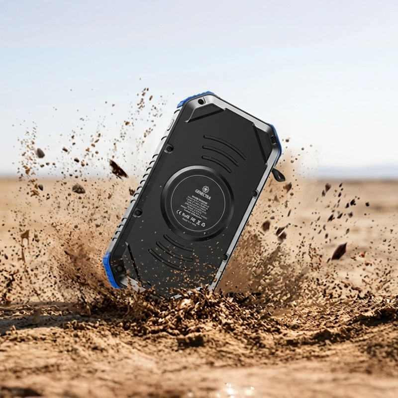 POWER BANK CON PANEL SOLAR DE CARGA PORTATIL 30000MAH - 3