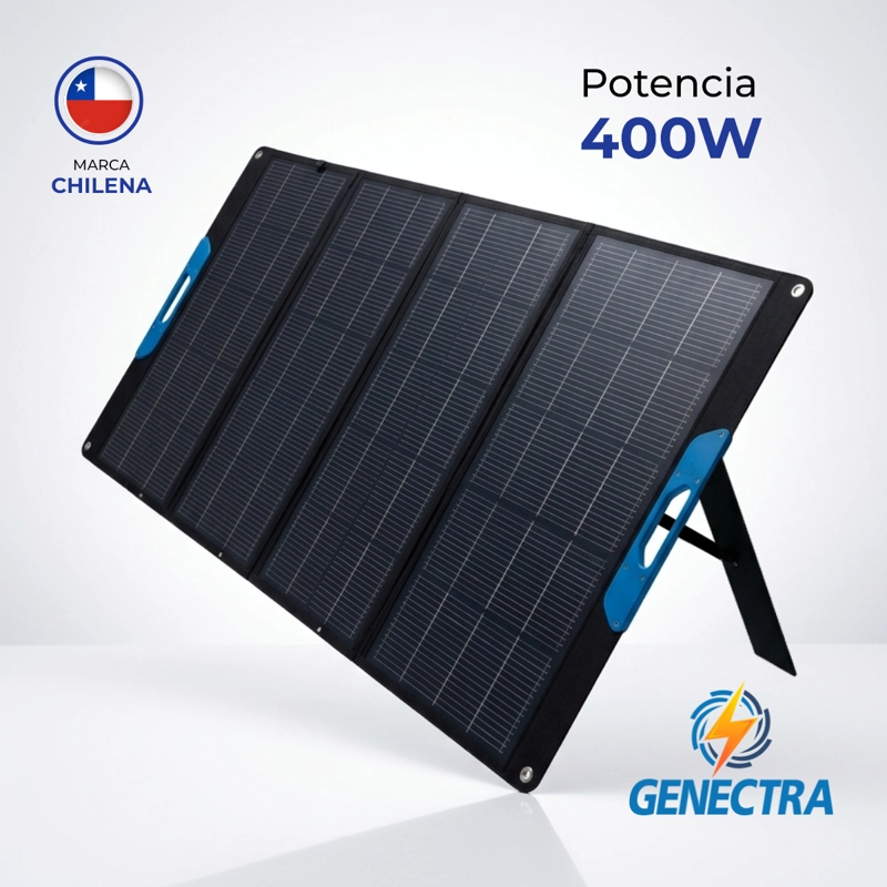 PANEL SOLAR PLEGABLE 400W 45V MC4 GENECTRA - 1
