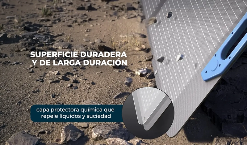 PANEL SOLAR PLEGABLE 400W 45V MC4 GENECTRA - 10