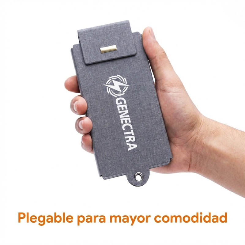CARGADOR SOLAR GENECTRA SUNPACK PORTAIL USB 10W PLEGABLE - 2