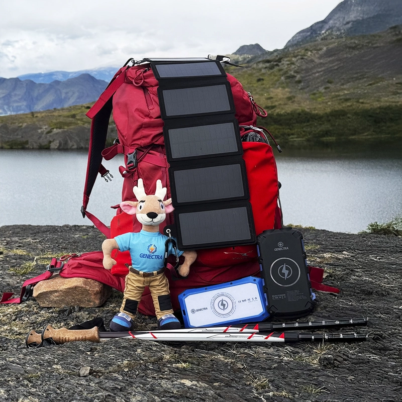 CARGADOR SOLAR GENECTRA SUNPACK PORTAIL USB 10W PLEGABLE - 7