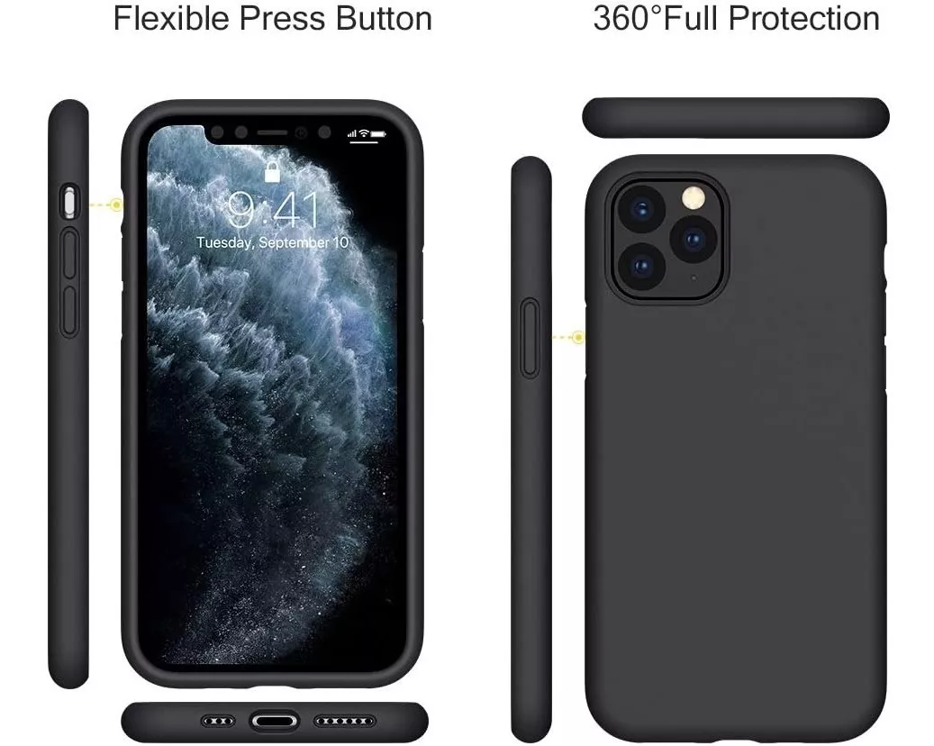 CARCASA PARA IPHONE 11 PRO SILICON CONTRA GOLPES - 4