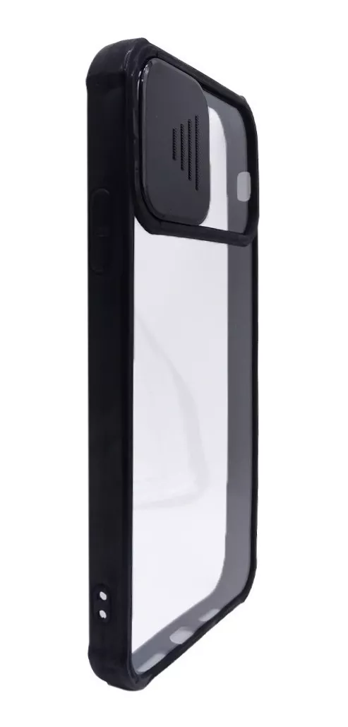 CARCASA PARA IPHONE 12/12 PRO TAPA CAMARAS CLEAR + HIDROGEL - 4