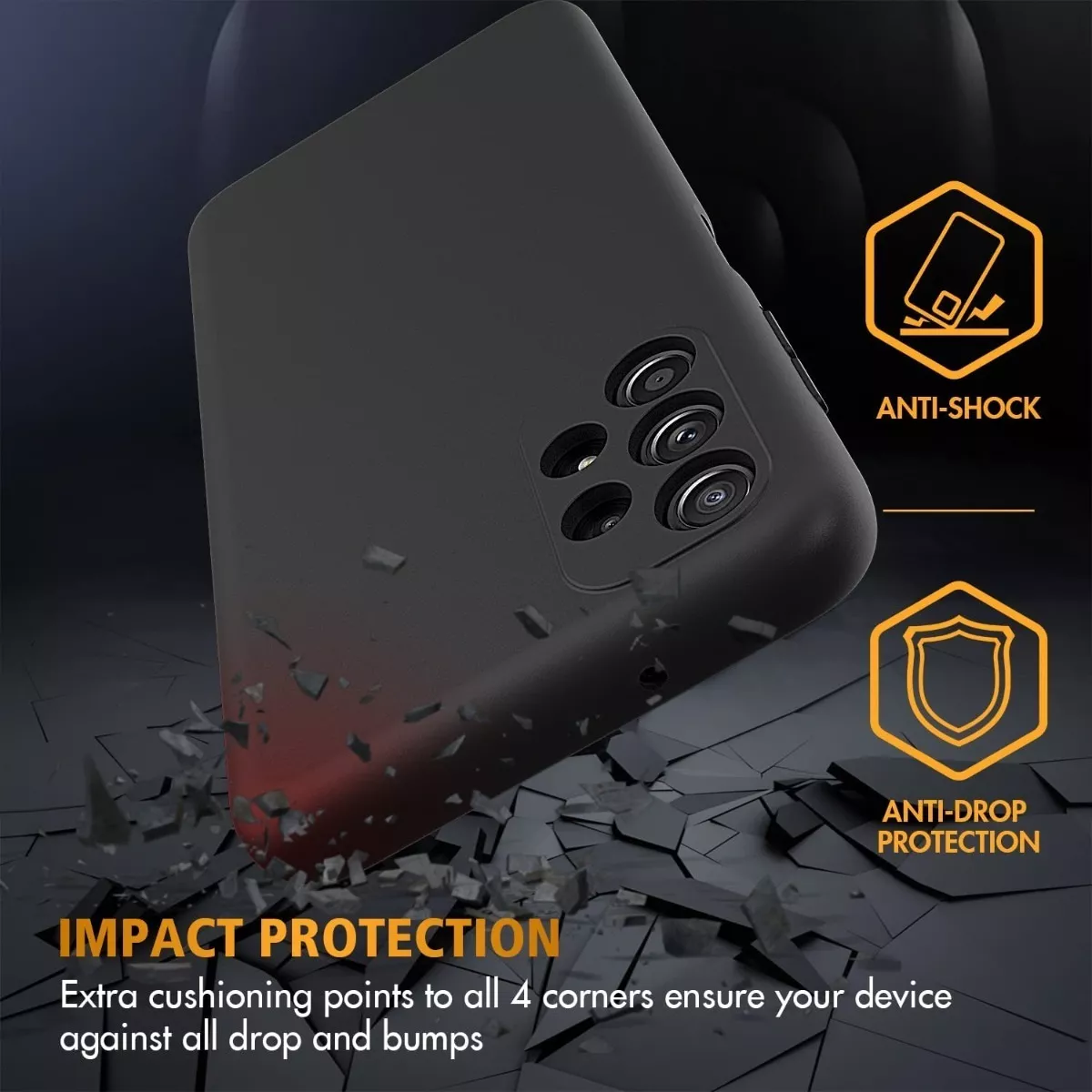 CARCASA PARA SAMSUNG GALAXY A13 4G SILICON PROTECTOR CAMARAS - 2