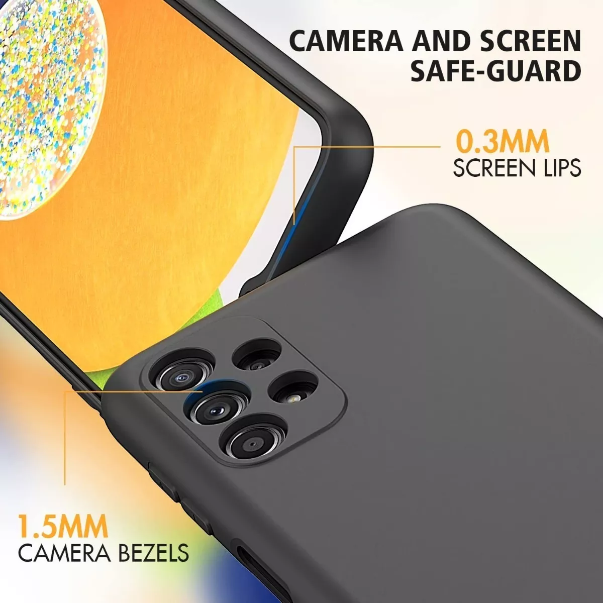 CARCASA PARA SAMSUNG GALAXY A13 4G SILICON PROTECTOR CAMARAS - 4