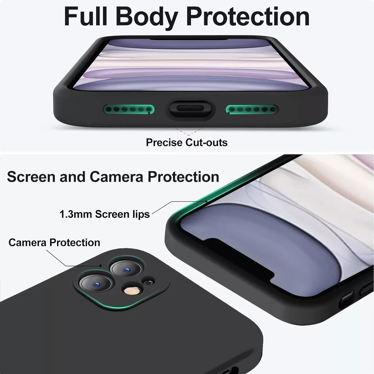 CARCASA PARA IPHONE 11 SILICON RUGGED MARCA COFOLK - 5