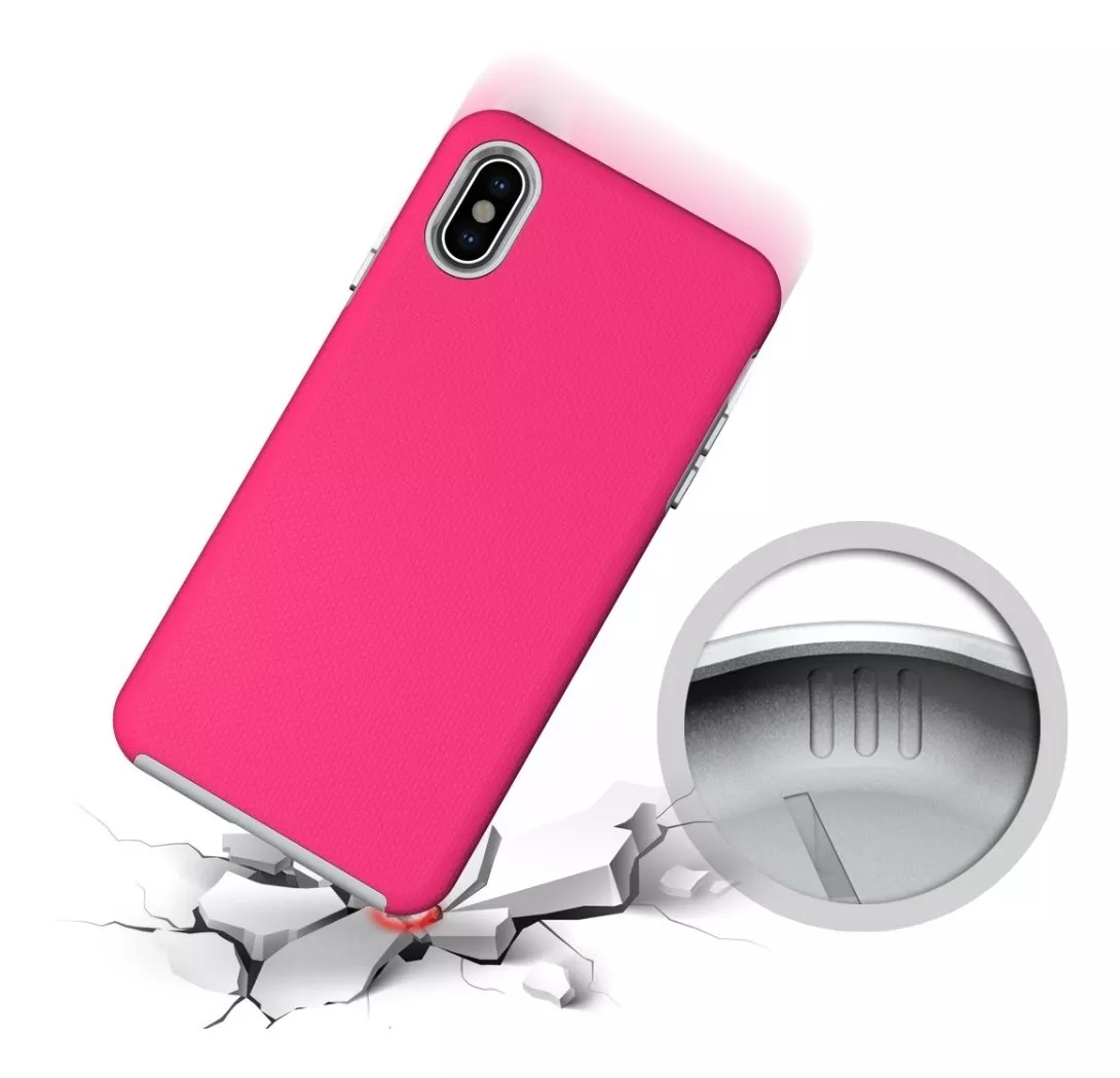 CARCASA PARA IPHONE XS MAX RUGGED MARCA COFOLK + MICA VIDRIO - 4