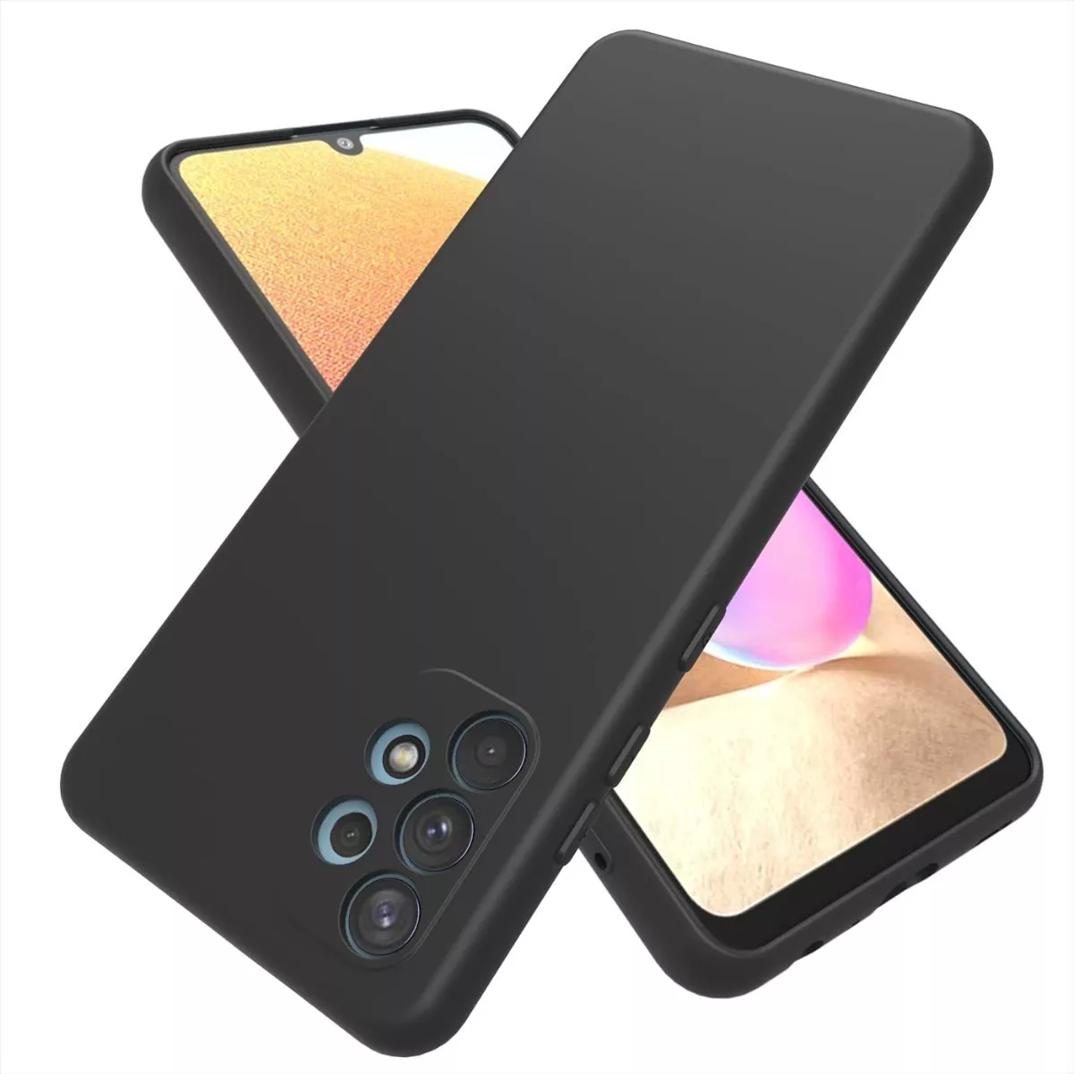 CARCASA PARA SAMSUNG GALAXY A32 SILICON CON PROTECTOR CÁMARA - 2