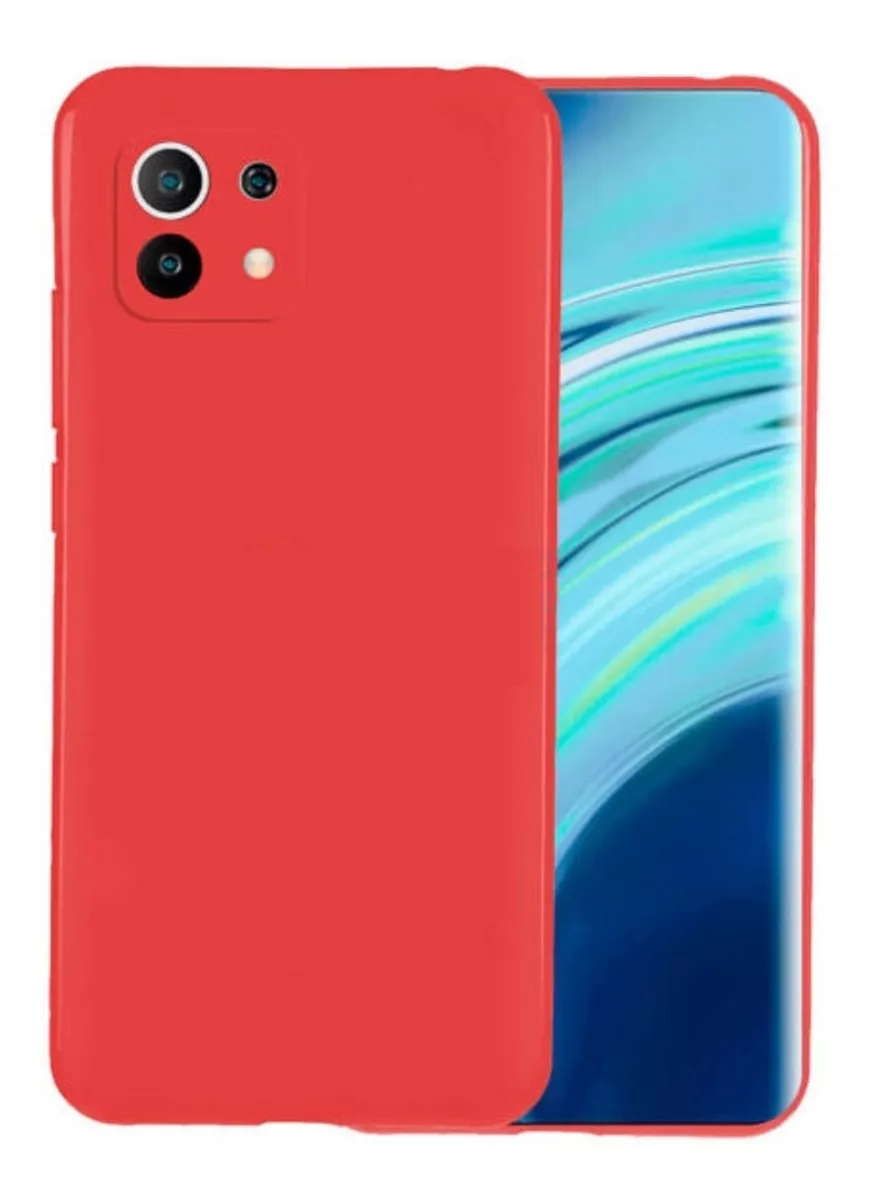CARCASA PARA XIAOMI MI 11 LITE SILICON CON PROTECCION CAMARA - 2