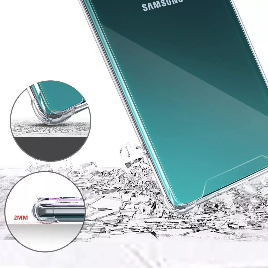 CARCASA PARA SAMSUNG S10 TRANSPARENTE COFOLK + HIDROGEL - 3