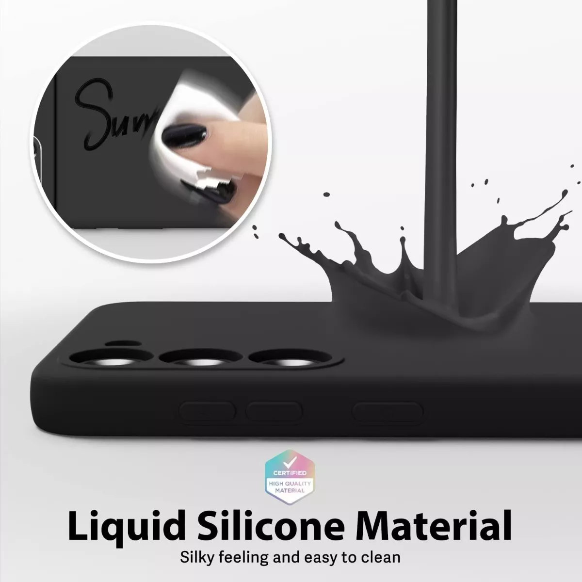 CARCASA PARA SAMSUNG GALAXY S23 5G SILICON PROTECTOR CÁMARAS - 3