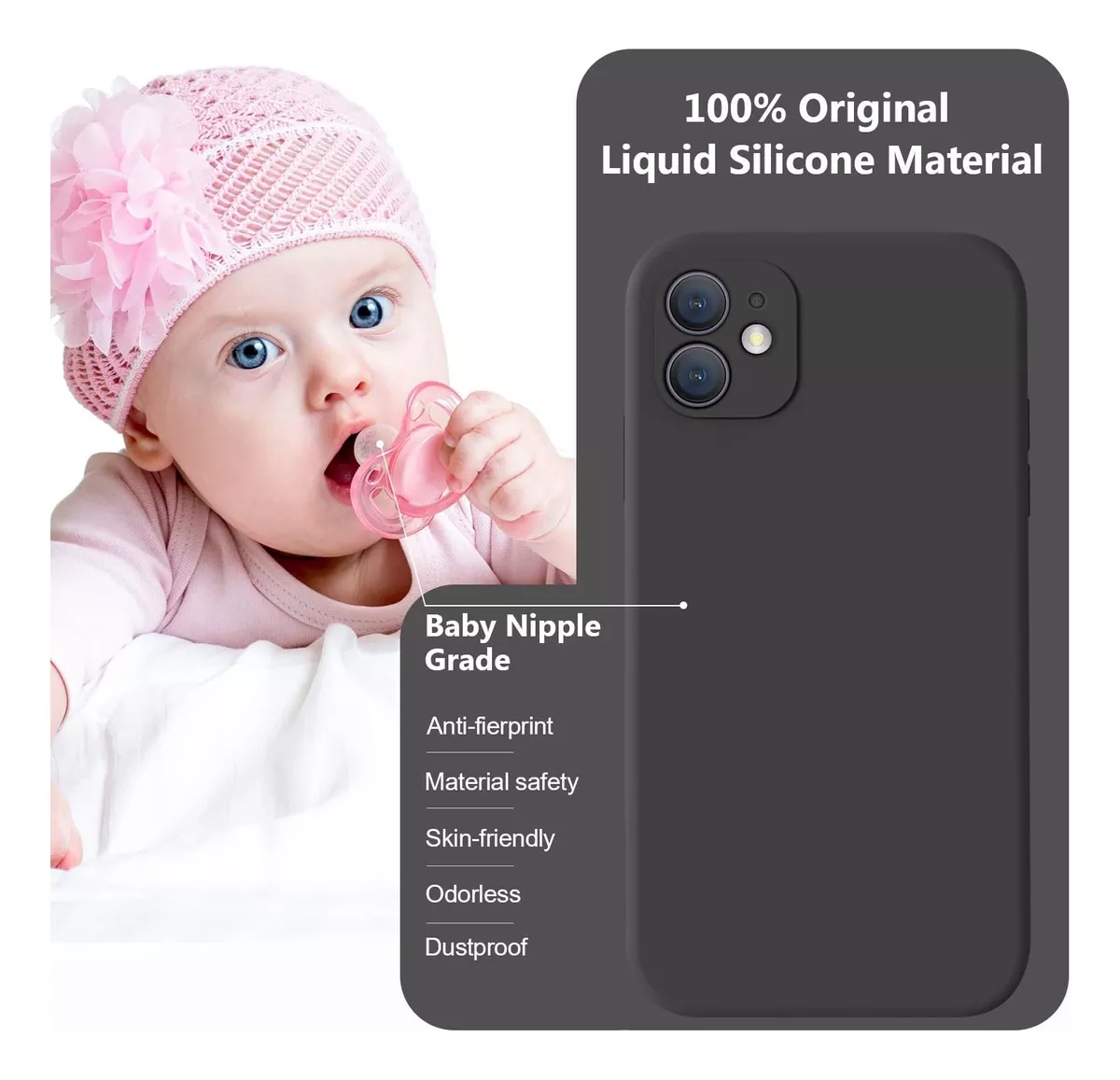 CARCASA PARA IPHONE 11 SILICON RUGGED - COFOLK + HIDROGEL - 4