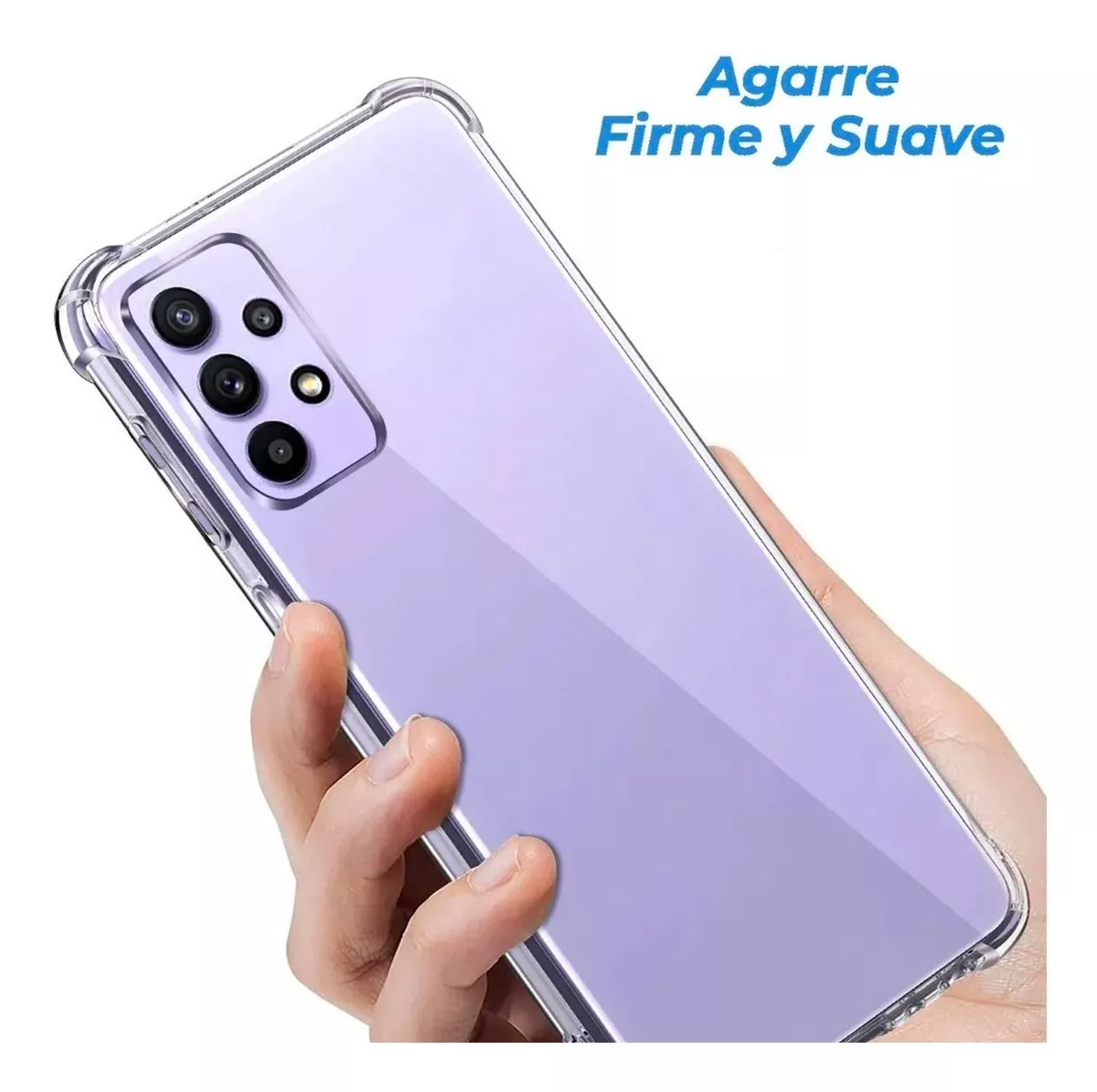 CARCASA PARA SAMSUNG GALAXY A72 5G TRANSPARENTE MARCA COFOLK - 5