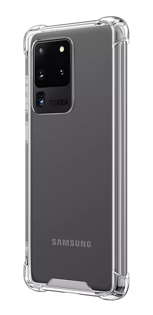 GENÉRICO CARCASA PARA SAMSUNG S20 ULTRA TRANSPARENTE MARCA COFOLK
