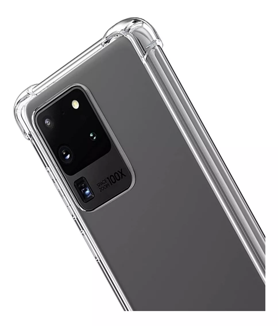 CARCASA PARA SAMSUNG S20 ULTRA TRANSPARENTE MARCA COFOLK - 2