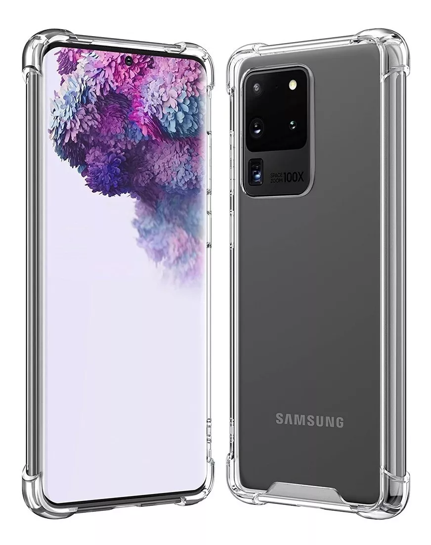 CARCASA PARA SAMSUNG S20 ULTRA TRANSPARENTE MARCA COFOLK - 3