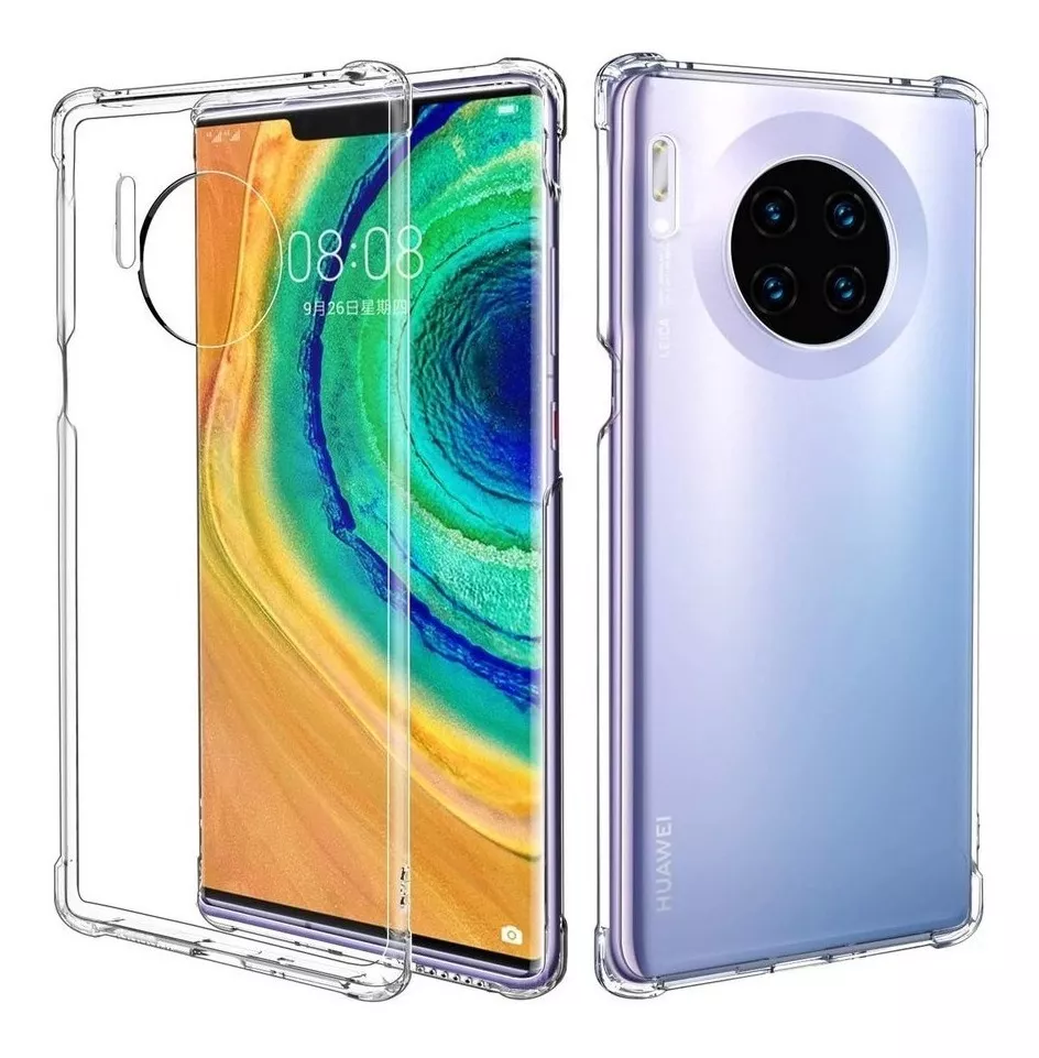 CARCASA PARA HUAWEI MATE 30 PRO TRANSPARENTE MARCA COFOLK - 2