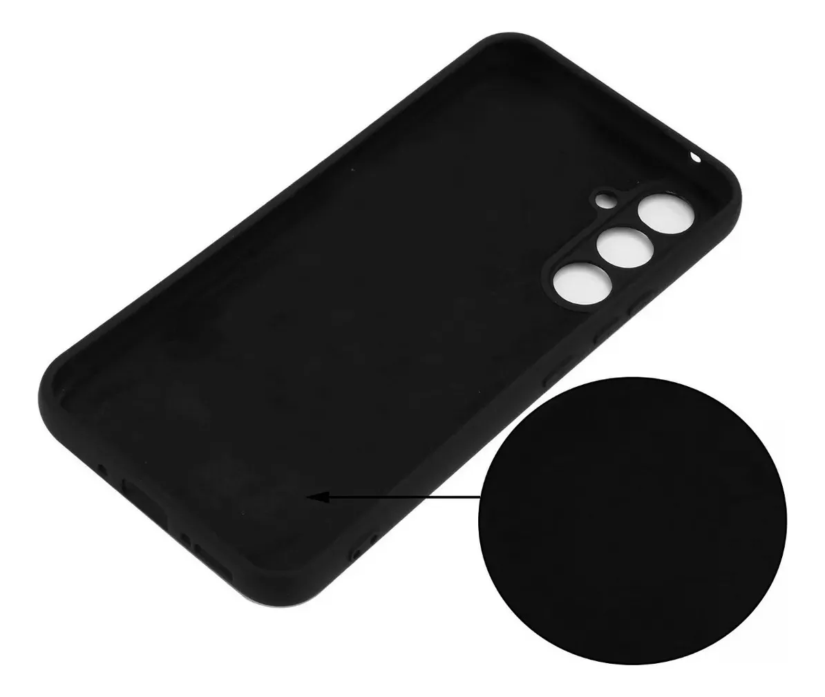 CARCASA PARA SAMSUNG GALAXY A55 5G SILICON + HIDROGEL - 4