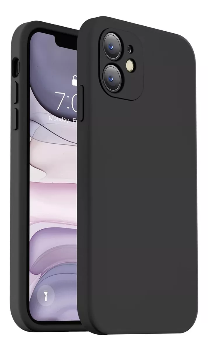 GENÉRICO CARCASA PARA IPHONE 11 SILICON CONTRA GOLPES + MICA VIDRIO