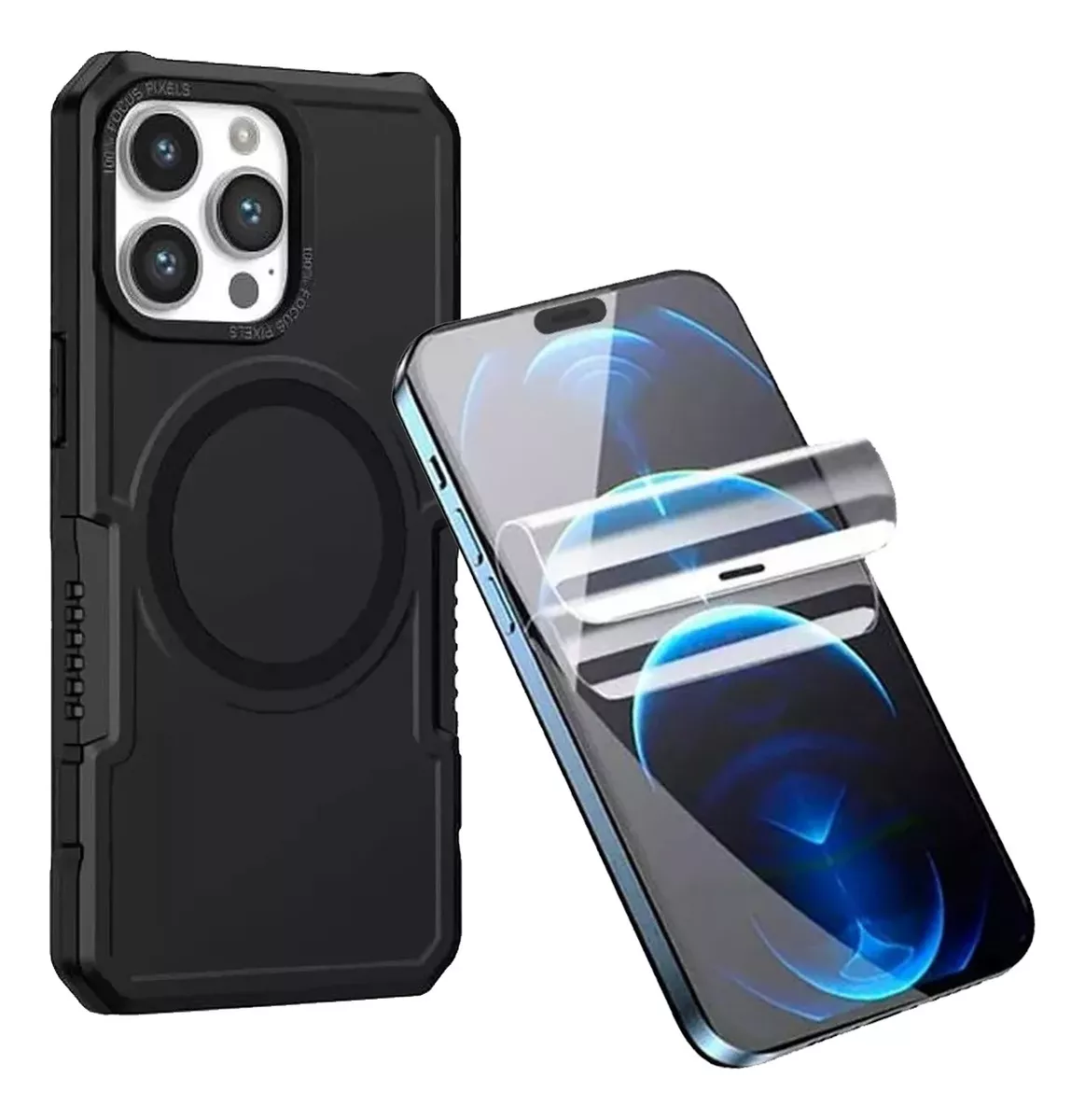 GENÉRICO CARCASA ARMORMAGSAFE PARA IPHONE 14 PRO/14 PRO MAX+ HIDROGEL