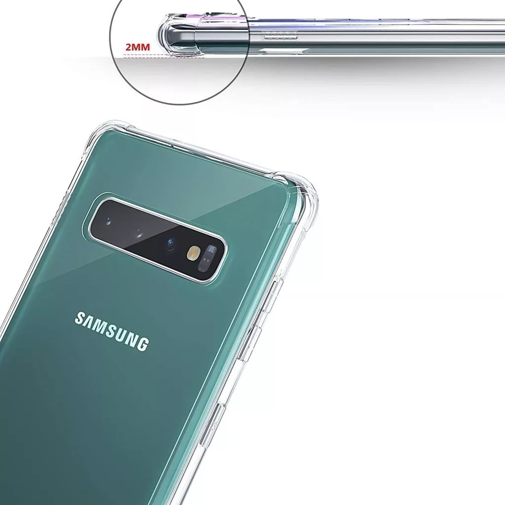 CARCASA PARA SAMSUNG GALAXY S10 TRANSPARENTE MARCA COFOLK - 3