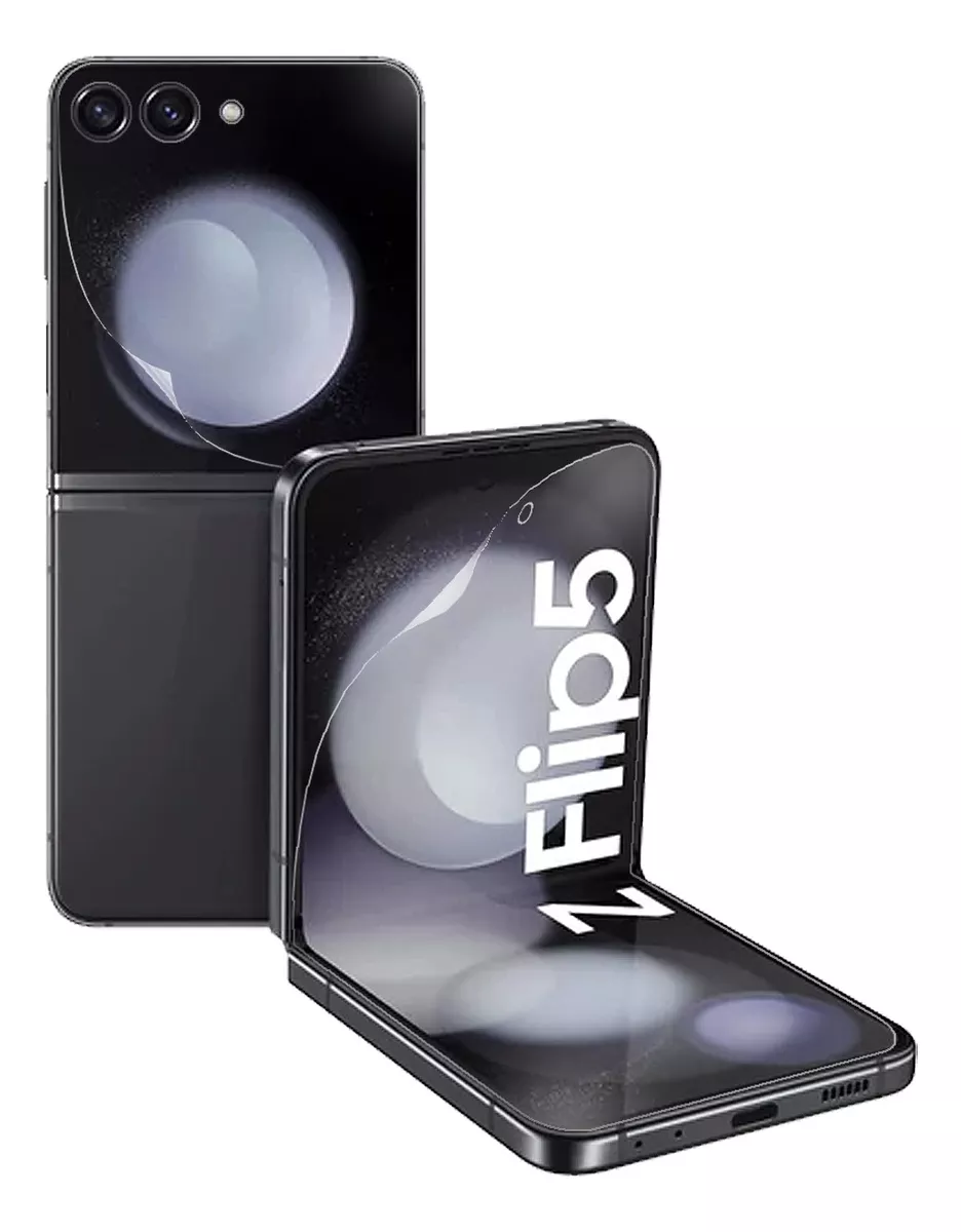 PACK LAMINAS HIDROGEL PARA SAMSUNG Z FLIP5 AMBAS PANTALLAS - 1