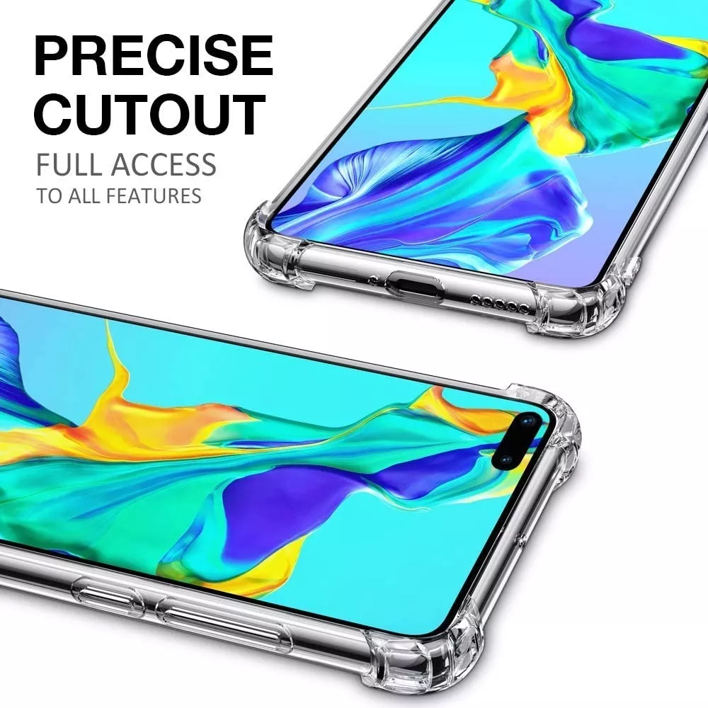 CARCASA PARA HUAWEI P40 PRO TRANSPARENTE MARCA COFOLK - 5