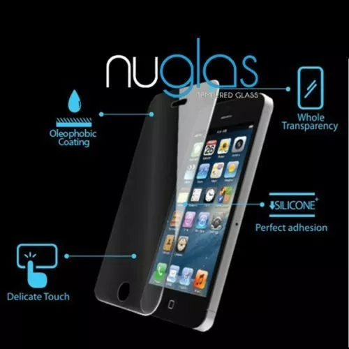 MICA VIDRIO TEMPLADO PARA IPHONE 5 / 5S / 5C / SE2016 NUGLAS - 3