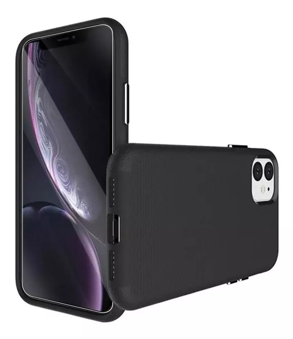 CARCASA PARA IPHONE 11 RUGGED - CONTRA GOLPES + MICA - 5