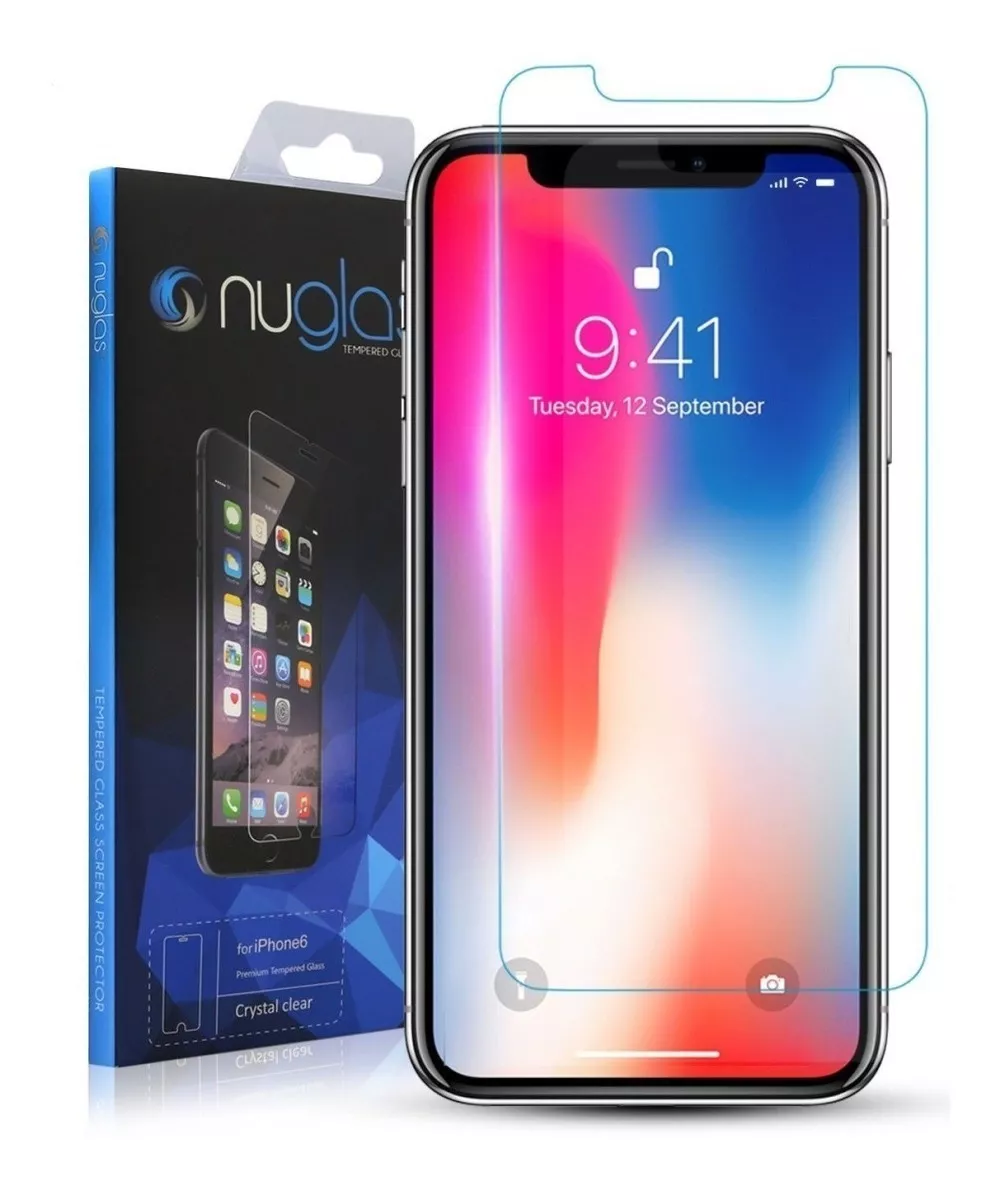 MICA VIDRIO TEMPLADO PARA IPHONE X/ XS/ IPHONE 11 PRO NUGLAS - 2