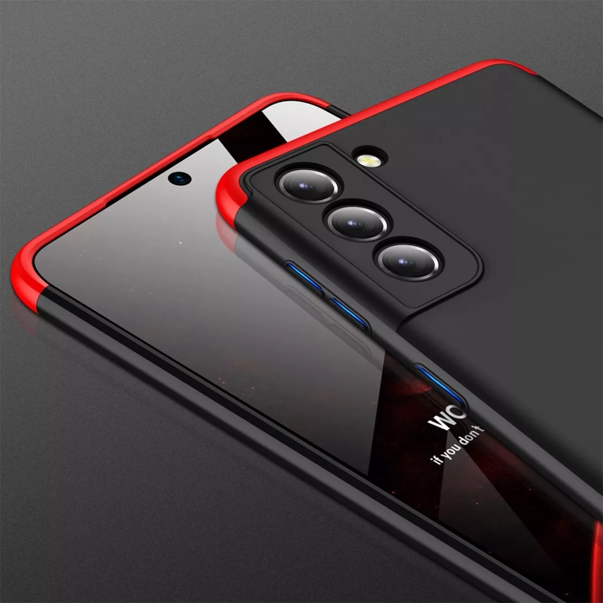 CARCASA PARA SAMSUNG S21 PLUS - 360° MARCA GKK + HIDROGEL - 4