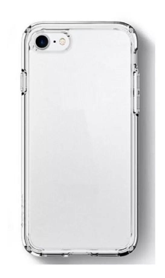 CARCASA PARA IPHONE 7 / 8 / SE 2020 TRANSPARENTE + MICA - 1