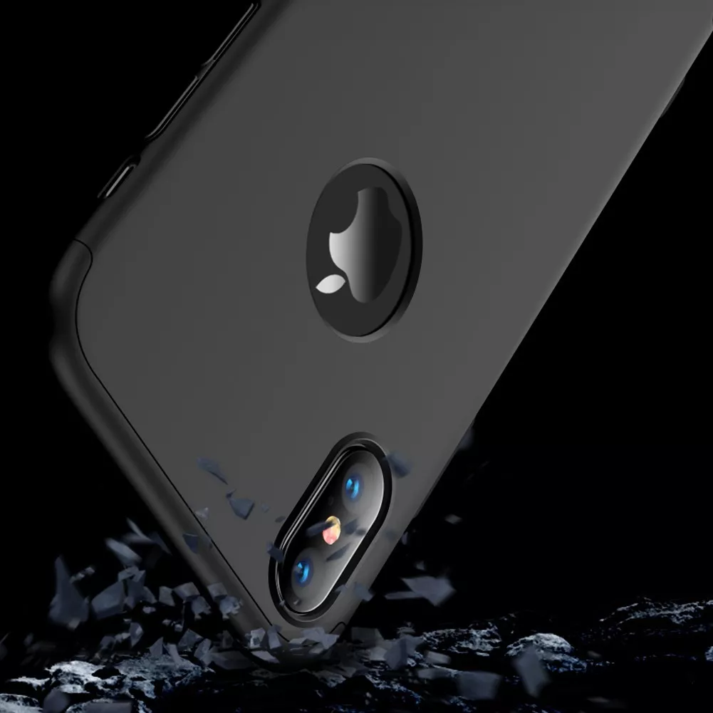 CARCASA PARA IPHONE XS MAX - 360° MARCA GKK + MICA - 3