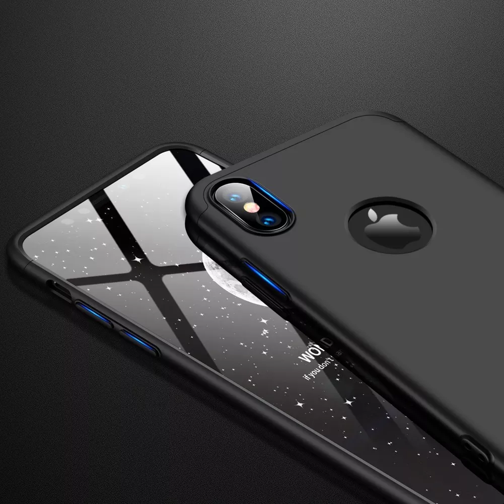 CARCASA PARA IPHONE XS MAX - 360° MARCA GKK + MICA - 5