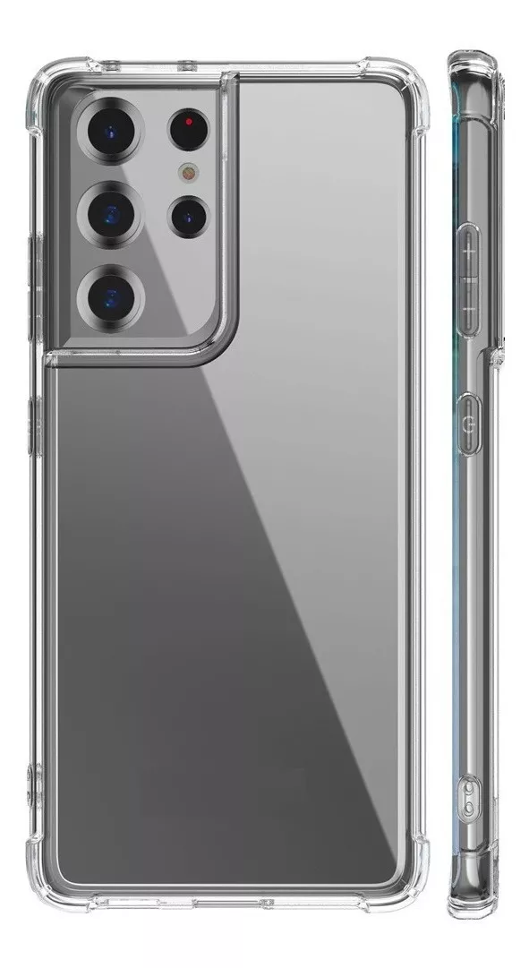 CARCASA PARA SAMSUNG S21 ULTRA TRANSPARENTE MARCA COFOLK - 5