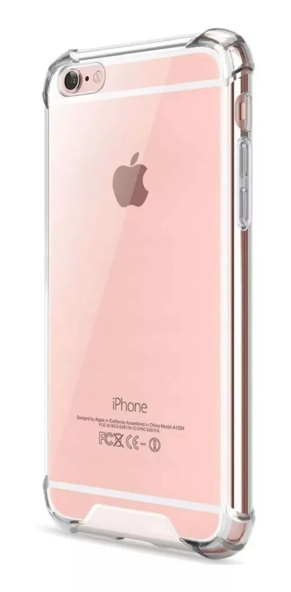 CARCASA PARA IPHONE 6/6S TRANSPARENTE COFOLK + MICA - 1