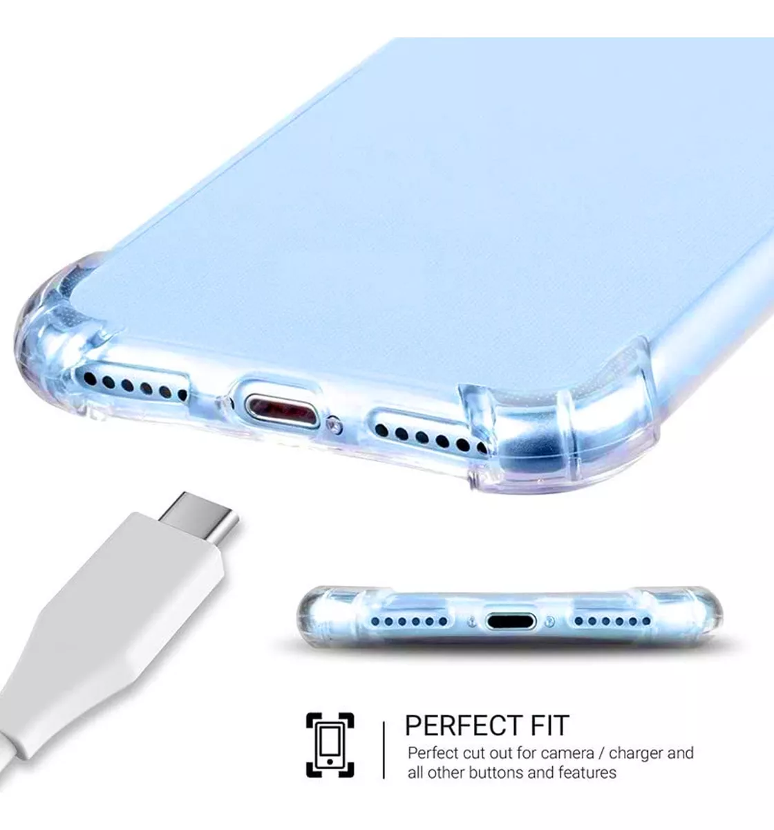 CARCASA PARA XIAOMI REDMI NOTE 6 PRO TRANSPARENTE - 4