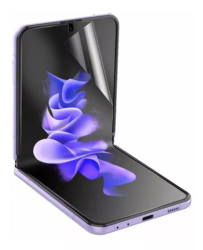 CARCASA PARA SAMSUNG GALAXY Z FLIP 4 TRANSPARENTE + HIDROGEL - 2