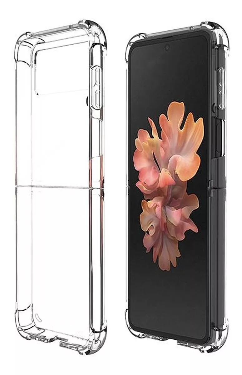 CARCASA PARA SAMSUNG GALAXY Z FLIP 4 TRANSPARENTE + HIDROGEL - 3